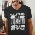 Proud Volleyball Dad Father's Day Men's V-Neck T-Shirt