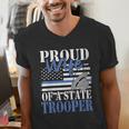 Proud Wife Of a State Trooper Police Officer Graduation Men's V-Neck T-Shirt