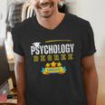 Psychology Degree Graduation Senior Celebration Grad Party Men's V-Neck T-Shirt