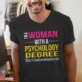 Psychology Degree Major Graduation 2024 Psychologist PsyD Men's V-Neck T-Shirt