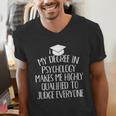 Psychology Major Graduation Men's V-Neck T-Shirt