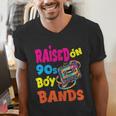 Raised On 90s Boy Bands Nostalgia Love Women Men Men's V-Neck T-Shirt