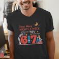 Reading 67 Meme English Teacher 67 Book Lover Humor Men's V-Neck T-Shirt