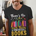 There's No Such Thing As Too Many Books Men's V-Neck T-Shirt