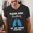 Respiratory Therapist Appreciation RT School Graduation Men's V-Neck T-Shirt