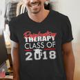 Respiratory Therapy Class Of 2018 Graduation Shirt Women Men Men's V-Neck T-Shirt