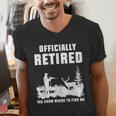 Retirement 2025 Retire Deer Hunting Retired For Dad Men's V-Neck T-Shirt Retirement 2025 Retire Deer Hunting Retired For Dad Men's V-Neck T-Shirt
