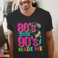 Retro 1980s 80's Baby 1990s 90's Made Me Nostalgia Vibes Men's V-Neck T-Shirt Retro 1980s 80's Baby 1990s 90's Made Me Nostalgia Vibes Men's V-Neck T-Shirt