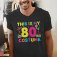 Retro 80's Costume 80s Nostalgia Party Men's V-Neck T-Shirt Retro 80's Costume 80s Nostalgia Party Men's V-Neck T-Shirt