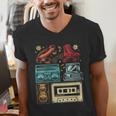Retro Cassette 70s 80s 90s Music Vintage Party Nostalgia Men's V-Neck T-Shirt Retro Cassette 70s 80s 90s Music Vintage Party Nostalgia Men's V-Neck T-Shirt