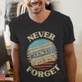 Retro Cassette Never Forget Nostalgia Vintage Men's V-Neck T-Shirt Retro Cassette Never Forget Nostalgia Vintage Men's V-Neck T-Shirt