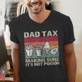 Retro Dad Tax Making Sure It's Not Poison Father's Day Men's V-Neck T-Shirt Retro Dad Tax Making Sure It's Not Poison Father's Day Men's V-Neck T-Shirt