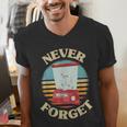 Retro Gaming Never Forget Nostalgia Vintage Men's V-Neck T-Shirt Retro Gaming Never Forget Nostalgia Vintage Men's V-Neck T-Shirt
