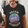 Retro Pager Never Forget Nostalgia Vintage Men's V-Neck T-Shirt
