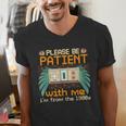 Retro Please Be Patient With Me I'm From The 1900s Old Gamer Men's V-Neck T-Shirt