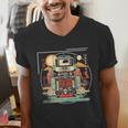 Retro Tech Stack 80s 90s Nostalgia Analog Devices Men's V-Neck T-Shirt