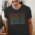 Retro Vintage Nostalgia Men's V-Neck T-Shirt