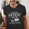 Retro Vintage Please Be Patient With Me I'm From The 1900s Men's V-Neck T-Shirt