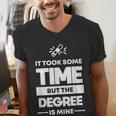 Returning Adult College Graduation T-Shirt Men's V-Neck T-Shirt