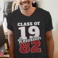 Reunion 1982 Class Of 1982 Reunion 82 Graduation 1982 Men's V-Neck T-Shirt
