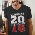 Reunion 2016 Class Of 2016 Reunion 16 Graduation 2016 Men's V-Neck T-Shirt