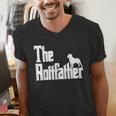 The RottFather Rottweiler Dad Shirt Men Men's V-Neck T-Shirt