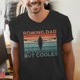 Round Rowing Dad Rudder Men's V-Neck T-Shirt