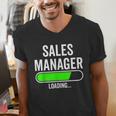 Sales Manager Loading Graduation Graduate New Job Men's V-Neck T-Shirt