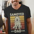 Samoyed Dad Men's V-Neck T-Shirt