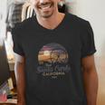 Santa Carla 1987 California Retro Sunset Nostalgia Men's V-Neck T-Shirt Santa Carla 1987 California Retro Sunset Nostalgia Men's V-Neck T-Shirt