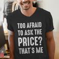Sarcastic Budget Shopper Introvert Shopping Humor Men's V-Neck T-Shirt