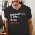 Sarcastic Introvert Attitude Quote Men's V-Neck T-Shirt Sarcastic Introvert Attitude Quote Men's V-Neck T-Shirt