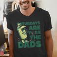 Saturdays Are Fore The Dads Golf Men's V-Neck T-Shirt