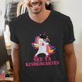 See Ya Kindergarten DABBING Unicorn Graduation Meme Men's V-Neck T-Shirt