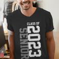 Senior 2023 Senior 23 Senior Class Of 2023 Graduation Done Men's V-Neck T-Shirt