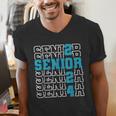 Senior 2024 Graduation Class Of 2024 Senior Boys Girls Men's V-Neck T-Shirt