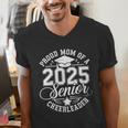 Senior 2025 Cheer Team Mom High School Graduation Outfit Men's V-Neck T-Shirt