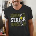 Senior 2025 Softball Class Of 2025 Graduation Men's V-Neck T-Shirt