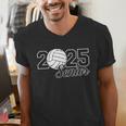 Senior 2025 Volleyball Mom High School Graduation Outfit Pro Men's V-Neck T-Shirt