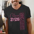Senior 2026 Class Of 2026 Coquette Bow Graduation 2026 Men's V-Neck T-Shirt