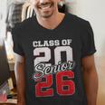 Senior 2026 Class Of 2026 Graduation 2026 Senior 26 Graduate Men's V-Neck T-Shirt