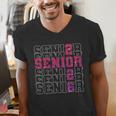 Senior 2026 Class Of 2026 Graduation 2026 Pink Girl Women Men's V-Neck T-Shirt