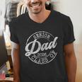 Senior 2026 Graduate Proud Dad Class Of 2026 Dad Senior Men Men's V-Neck T-Shirt