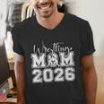 Senior 2026 Wrestling Mom Proud Senior 2026 Mom Graduation Men's V-Neck T-Shirt