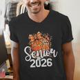Senior Basketball Class Of 2026 Coquette Graduation Day Men's V-Neck T-Shirt