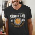Senior Basketball Dad 2026 The Final Quarter Men's V-Neck T-Shirt