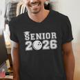 Senior Bowling Class Of 2026 Graduation School Graduate Men's V-Neck T-Shirt