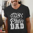 Senior Cheer Dad 2026 Proud Cheerleader Dad Class Of 2026 Men's V-Neck T-Shirt Senior Cheer Dad 2026 Proud Cheerleader Dad Class Of 2026 Men's V-Neck T-Shirt