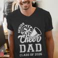 Senior Cheerleader Dad Cheer Class Of 2026 Graduation Men Men's V-Neck T-Shirt