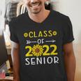 Senior Class Of 2022 Sunflower Graduation Seniors 22 Men's V-Neck T-Shirt
